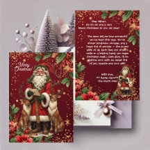 Personalisierter Weihnachtsmann-Brief Nordpol Süße