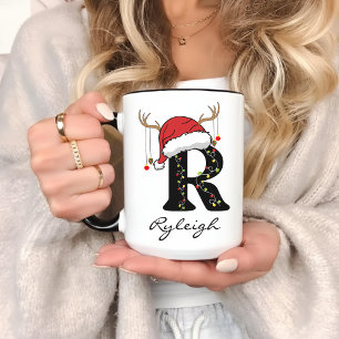 Personalisierter Weihnachtsmann-Kaffeebecher für M Tasse