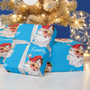 Personalisierter Weihnachtsmann Weihnachten Santa Geschenkpapier