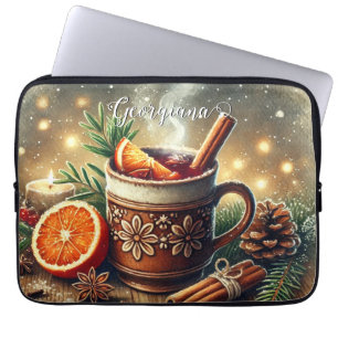 Personalisierter Weihnachtsmarkt Weinwanderwege Ma Laptopschutzhülle
