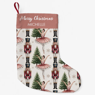 Personalisierter Weihnachtsnussknacker & Ballerina Kleiner Weihnachtsstrumpf