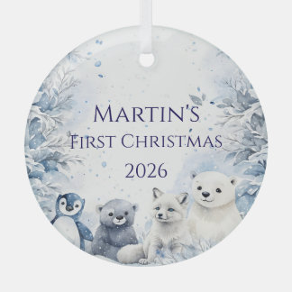 Personalisierter Weihnachtsschmuck für Babys erste