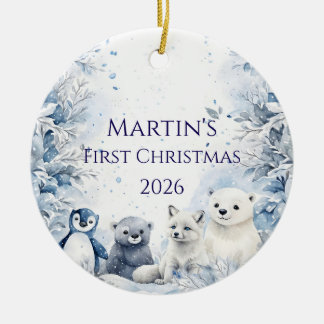 Personalisierter Weihnachtsschmuck für Babys erste