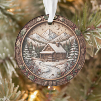 Personalisierter Weihnachtsschmuck Wasserfarbe Fam Ornament