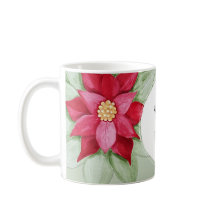 Personalisierter Weihnachtsstar Poinsettia Waterco