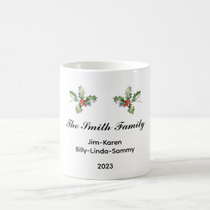 Personalisierter Weihnachtsstopp Kaffeetasse
