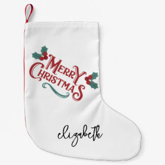Personalisierter Weihnachtsstrumpf|Benutzerdefinie Kleiner Weihnachtsstrumpf