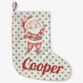 Personalisierter WeihnachtsStrumpf mit dem Weihnac Kleiner Weihnachtsstrumpf