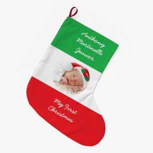 Personalisierter WeihnachtsStrumpf mit Großer Weihnachtsstrumpf