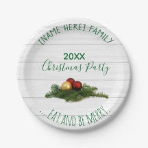 Personalisierter WeihnachtsTeller - Christamas