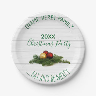 Personalisierter WeihnachtsTeller - Christamas Pappteller
