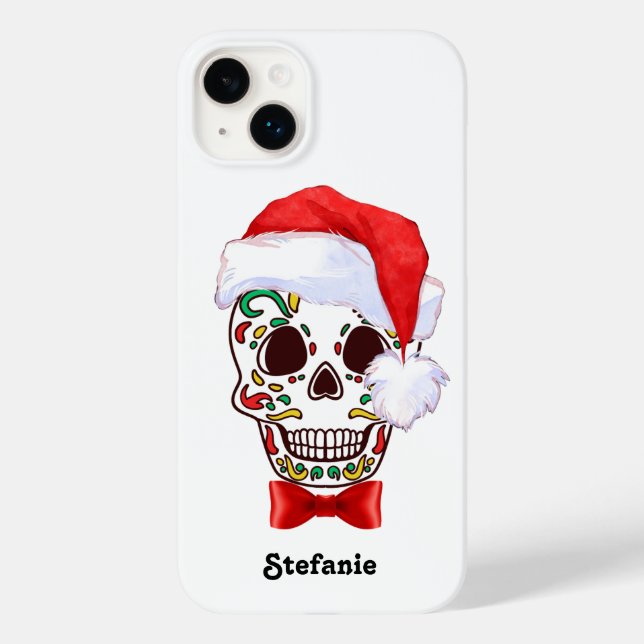 Personalisierter Weihnachtszuckerhut Case-Mate iPhone 14 Plus Hülle (Rückseite)