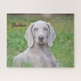Personalisierter Weimaraner Welpenhund