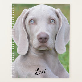 Personalisierter Weimaraner Welpenhund Planer