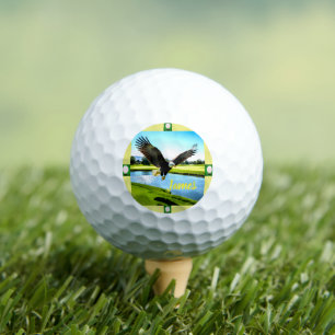 Personalisierter Weißkopfseeadler Golfball