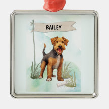 Personalisierter Welsh-Terrier-Wasserfarben-Hund