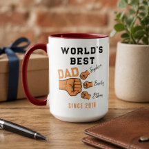 Personalisierter WELT BESTER VATER | Vatertag