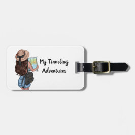 Personalisierter Weltreisender Gepäckanhänger