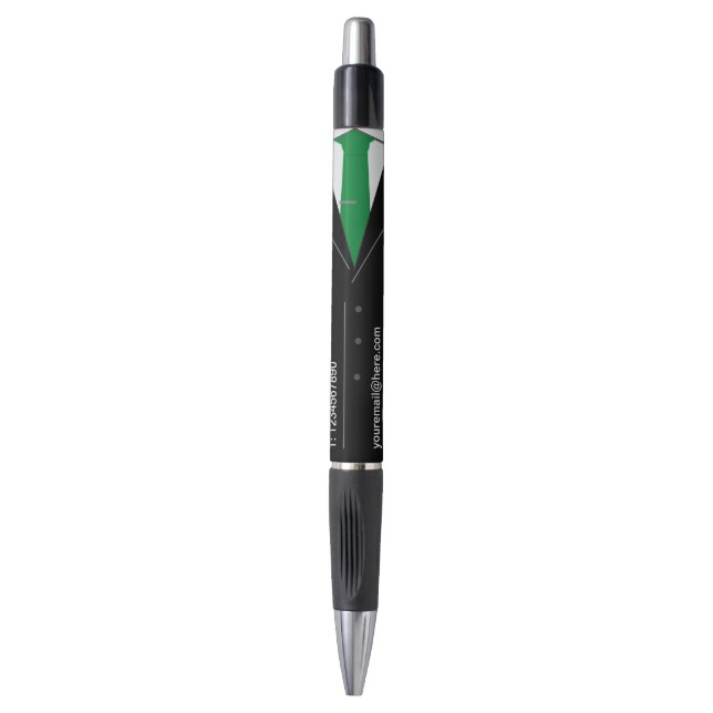 Personalisierter Werbe-Pen für Ihr Design Kugelschreiber (Vorderseite Vertikal)