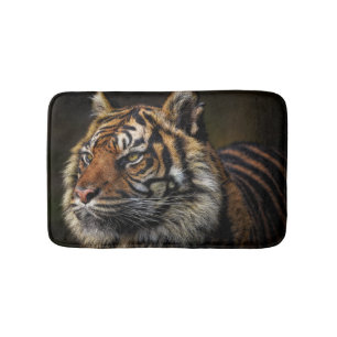 Personalisierter Wilder Tier Tiger Badematte