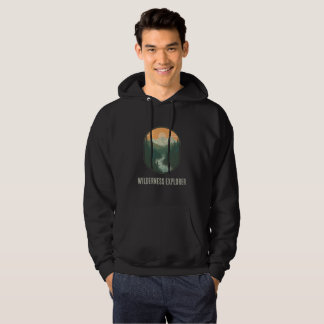 Personalisierter Wildernis-Explorer Retro-Berg-Ho Hoodie