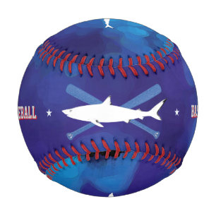 personalisierter Wildhai Baseball