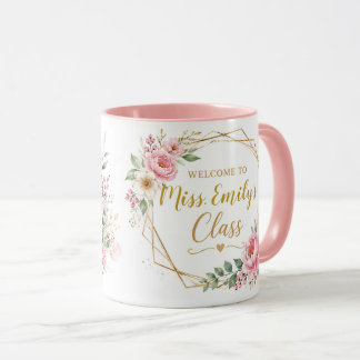Personalisierter Willkommenslehrer-Kaffeebecher fü Tasse