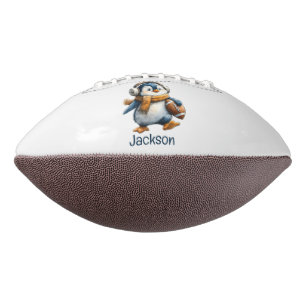 Personalisierter Winter-Pinguin-Fußball-Junior Football