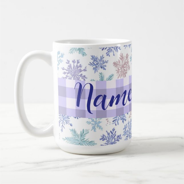 Personalisierter Wintername Kaffeetasse (Links)