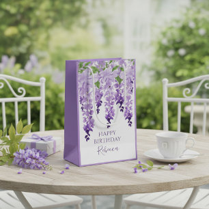 Personalisierter Wisteria-Geburtstag Kleine Geschenktüte