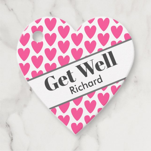 Personalisierter Wohlstand Geschenkanhänger (Vorderseite)