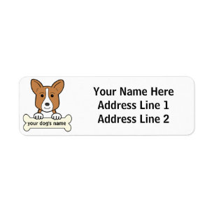 Personalisierter Wolljacken-WaliserCorgi