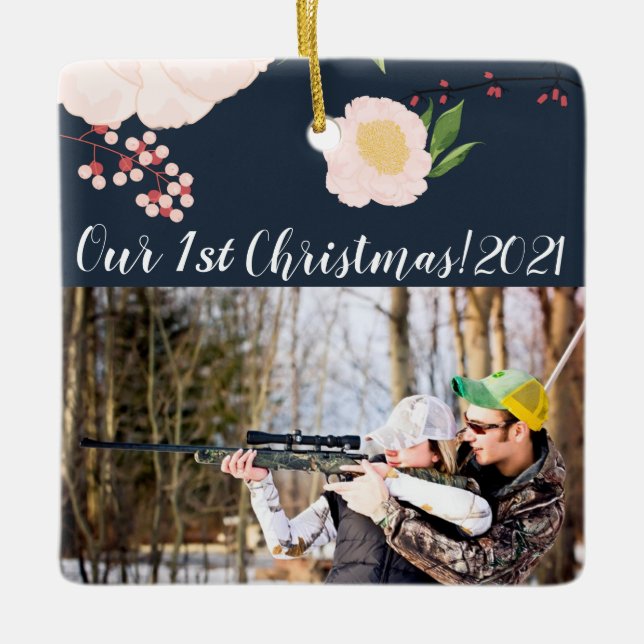 Personalisierter XMAS Ornament Baby Pink Cosmos au (Vorderseite)