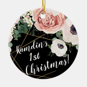 Personalisierter XMAS Ornament Geometrischer Garte