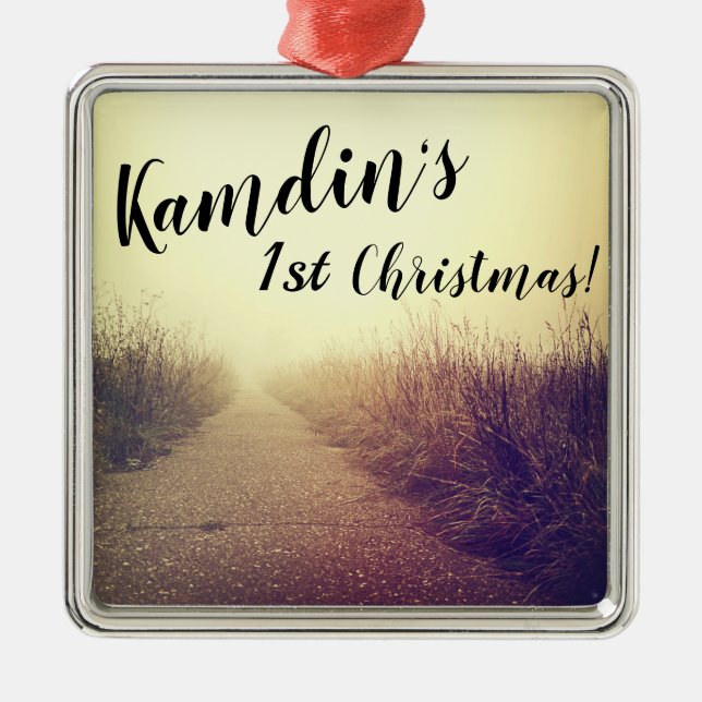 Personalisierter XMAS Ornament Sonnenaufgang Weg z (Vorne)