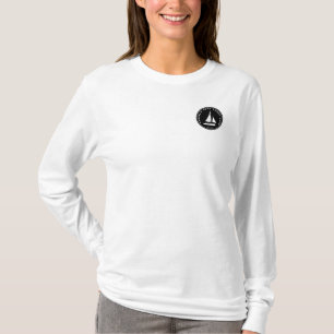 Personalisierter Yachtclub. Individuelles Segelboo T-Shirt