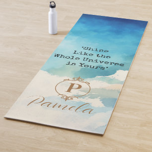 Personalisierter Yogamat, einzigartig Yogamatte