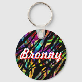 Personalisierter Zebra Design Schlüsselanhänger