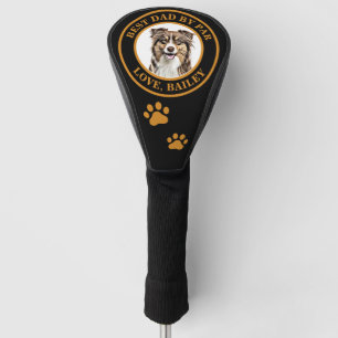 Personalisierter, Zeichnend Collie Dog an der Gren Golf Headcover