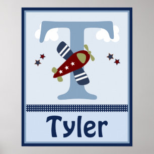 Personalisierter Zoom am Airplane-Poster Poster