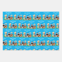 Personalisierter Zootier Geburtsdatum Grüne Leaf