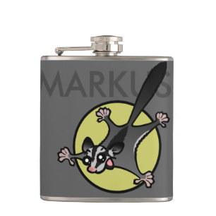 PERSONALISIERTER ZUCKERGLIDER VINYL-WRAPPENFLASK FLACHMANN