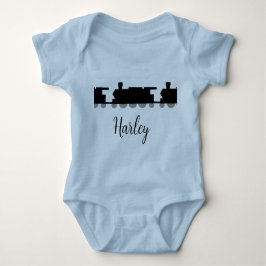 Personalisierter Zug Baby Strampler