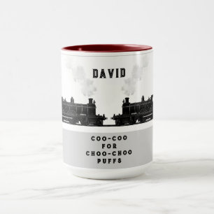 Personalisierter Zugliebhaber Tasse