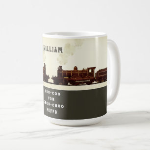 Personalisierter Zugübergang Kaffeetasse