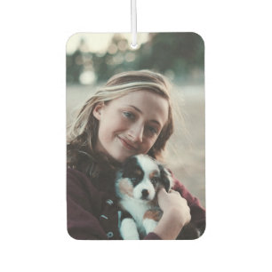 Personalisierter Zwei-Seiten-Foto-Freshener Autolufterfrischer