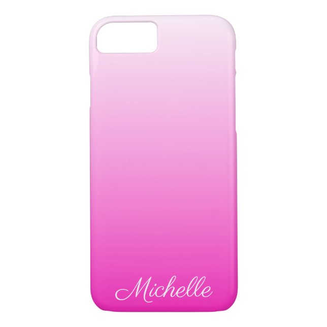 Personalisierter zweifarbiger Farbverlauf ombre ho Case-Mate iPhone Hülle (Rückseite)