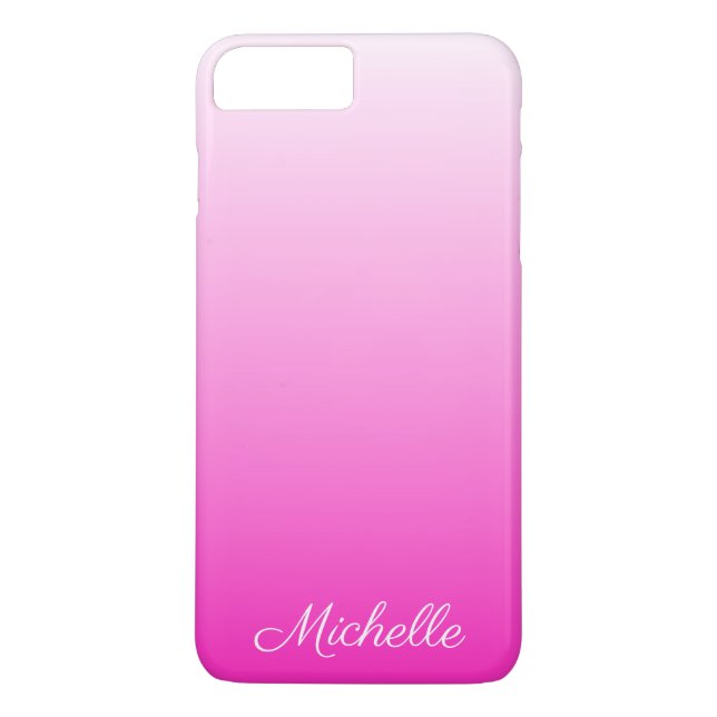 Personalisierter zweifarbiger Farbverlauf ombre ho Case-Mate iPhone Hülle (Rückseite)