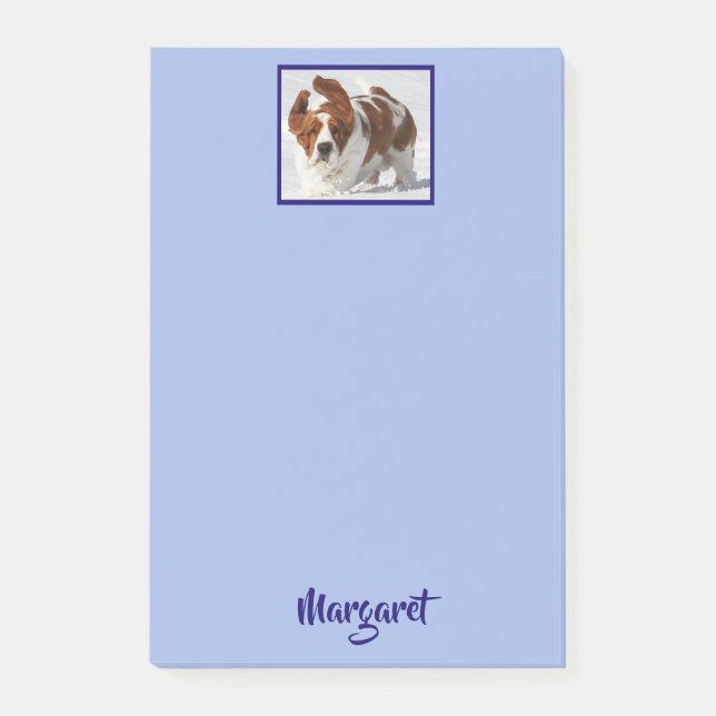 Personalisiertes 10" x 6" Posten-it® merkt Post-it Klebezettel (Vorderseite)
