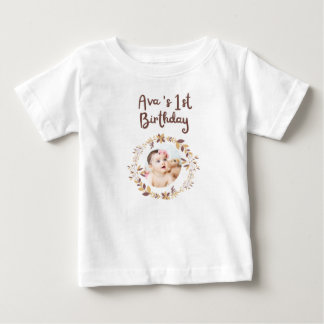 Personalisiertes 1. Geburtstags-Shirt | Benutzerde Baby T-shirt